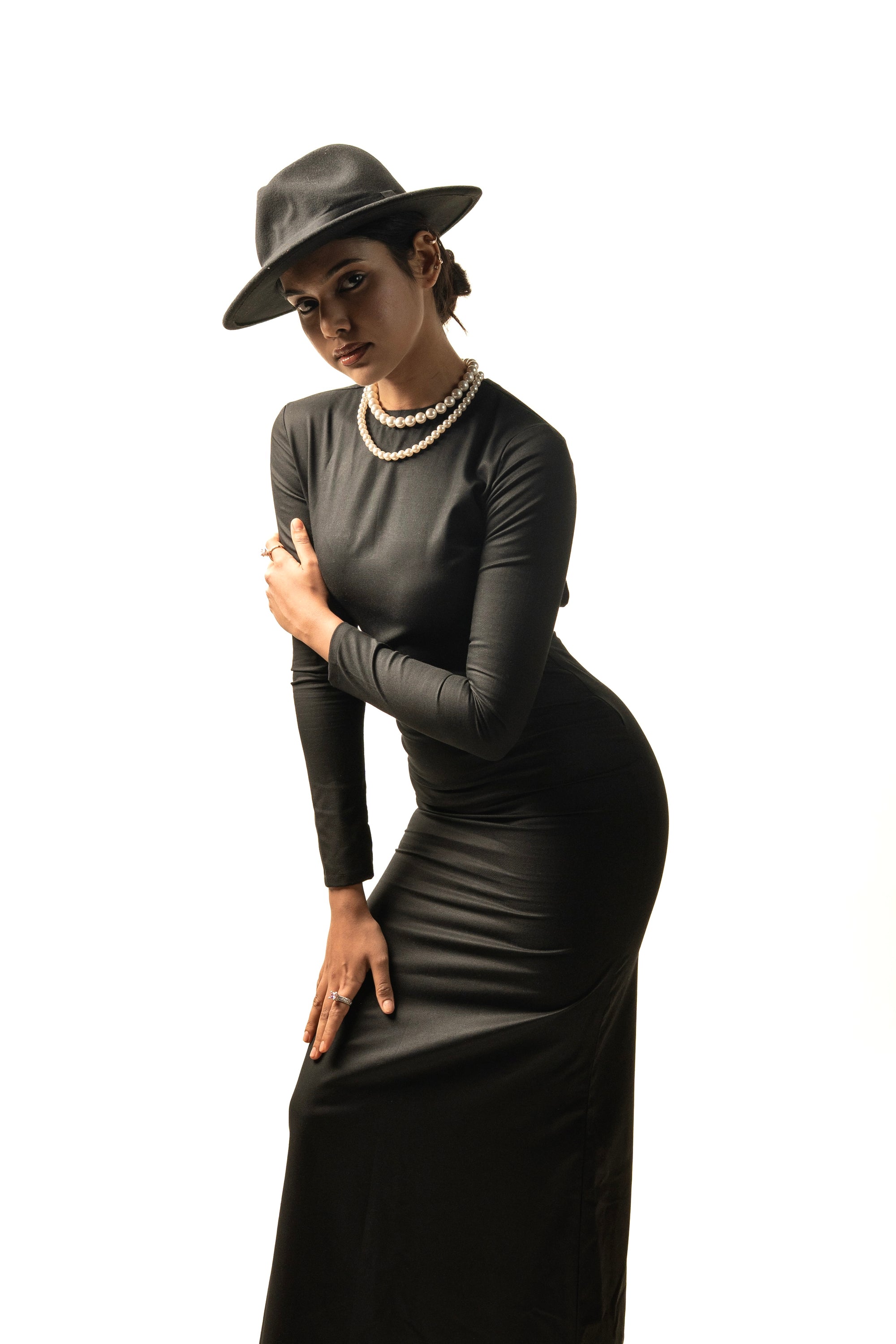 The Valentina Black Dress